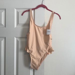 Gnash swum one piece nude swimsuit
